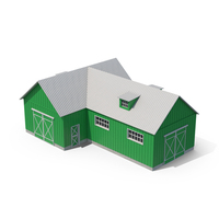 Green Farm Building PNG & PSD Images