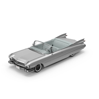 Old Convertible Car Silver PNG & PSD Images
