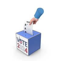 Vote Square Tick 2024 PNG & PSD Images