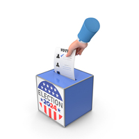 Election Vote 2024 Stars Vote Ballot Box USA PNG & PSD Images