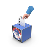 Vote Stars Tick Elections Ballot Box USA PNG & PSD Images