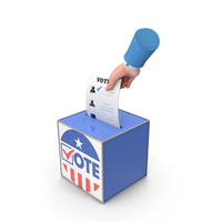 Vote Tick Star Ballot Box USA PNG & PSD Images