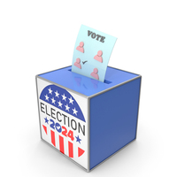 Election Vote 2024 Stars Vote Ballot Box PNG & PSD Images