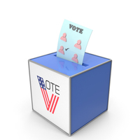 SImple Vote Flag Box PNG & PSD Images