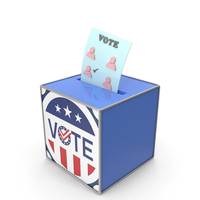 Vote Election Three Stars Badge Box PNG & PSD Images