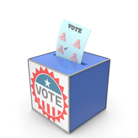 Vote Star Elections Badge Box PNG & PSD Images