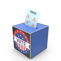 Vote Stars Tick Elections Ballot Box PNG & PSD Images