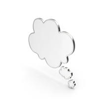 Comic Thought Balloon PNG & PSD Images