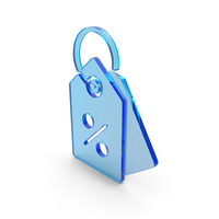 Offer Tag Percentage Discount Glass PNG & PSD Images
