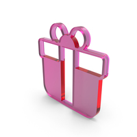 Present Gift Box Glass PNG & PSD Images