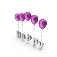 Happy Hang Balloons PNG & PSD Images