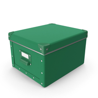 Green Office Storage Box PNG & PSD Images