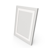 White Table Photo Frame PNG & PSD Images