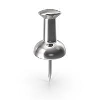Silver Push Pin PNG & PSD Images