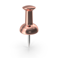 Rose Gold Push Pin PNG & PSD Images