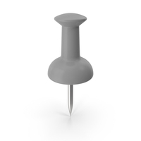 Grey Push Pin PNG & PSD Images
