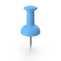 Blue Push Pin PNG & PSD Images
