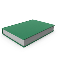 Green Thick Book PNG & PSD Images