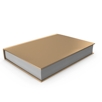 Gold Thick Book PNG & PSD Images