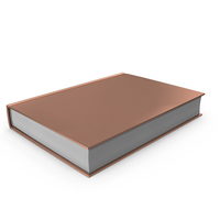 Bronze Thick Book PNG & PSD Images