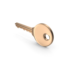 Gold Round Key PNG & PSD Images