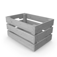 Grey Wood Crate PNG & PSD Images