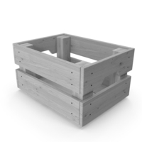 Grey Small Wood Crate PNG & PSD Images