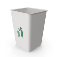 White Trash Bin PNG & PSD Images