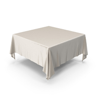 Square Tablecloth Top PNG & PSD Images