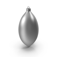 Silver Christmas Tree Ornament PNG & PSD Images