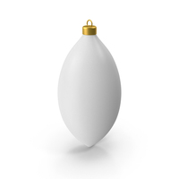 White Christmas Tree Ornament PNG & PSD Images
