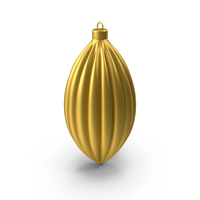 Gold Christmas Tree Ornament PNG & PSD Images