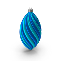 Blue Christmas Tree Ornament PNG & PSD Images
