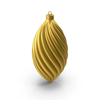 Gold Christmas Tree Ornament PNG & PSD Images