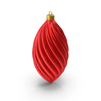 Red Christmas Tree Ornament PNG & PSD Images