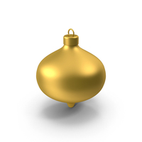 Gold Christmas Tree Ornament PNG & PSD Images