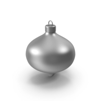 Silver Christmas Tree Ornament PNG & PSD Images