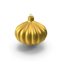 Gold Christmas Tree Ornament PNG & PSD Images