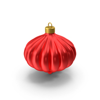 Red Christmas Tree Ornament PNG & PSD Images