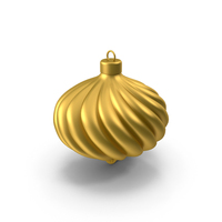 Gold Christmas Tree Ornament PNG & PSD Images