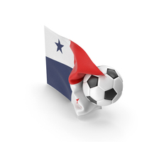 Panama Flag With Foot Ball PNG & PSD Images