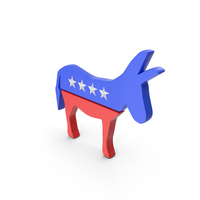Democratic Party Symbol Without White Line PNG & PSD Images