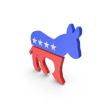 Democratic Party With Out White Line PNG & PSD Images