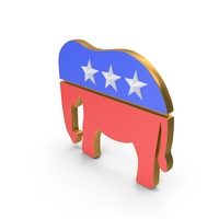 Republican Party Icon No White Line PNG & PSD Images