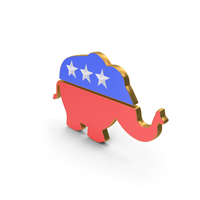 Republican Party Toon No White Line PNG & PSD Images