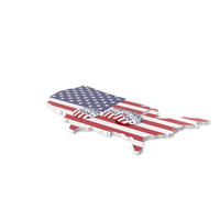 Vote 2024 Elections Flag Badge On Map USA PNG & PSD Images