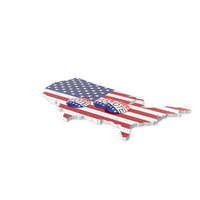 Vote Badge On Map Five Star Flag Badge On Map USA PNG & PSD Images