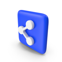 Share Symbol Blue PNG & PSD Images