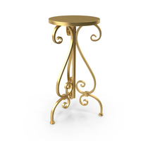 Flower Rack Gold PNG & PSD Images