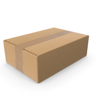 Parcel Cardboard Box Size S PNG & PSD Images